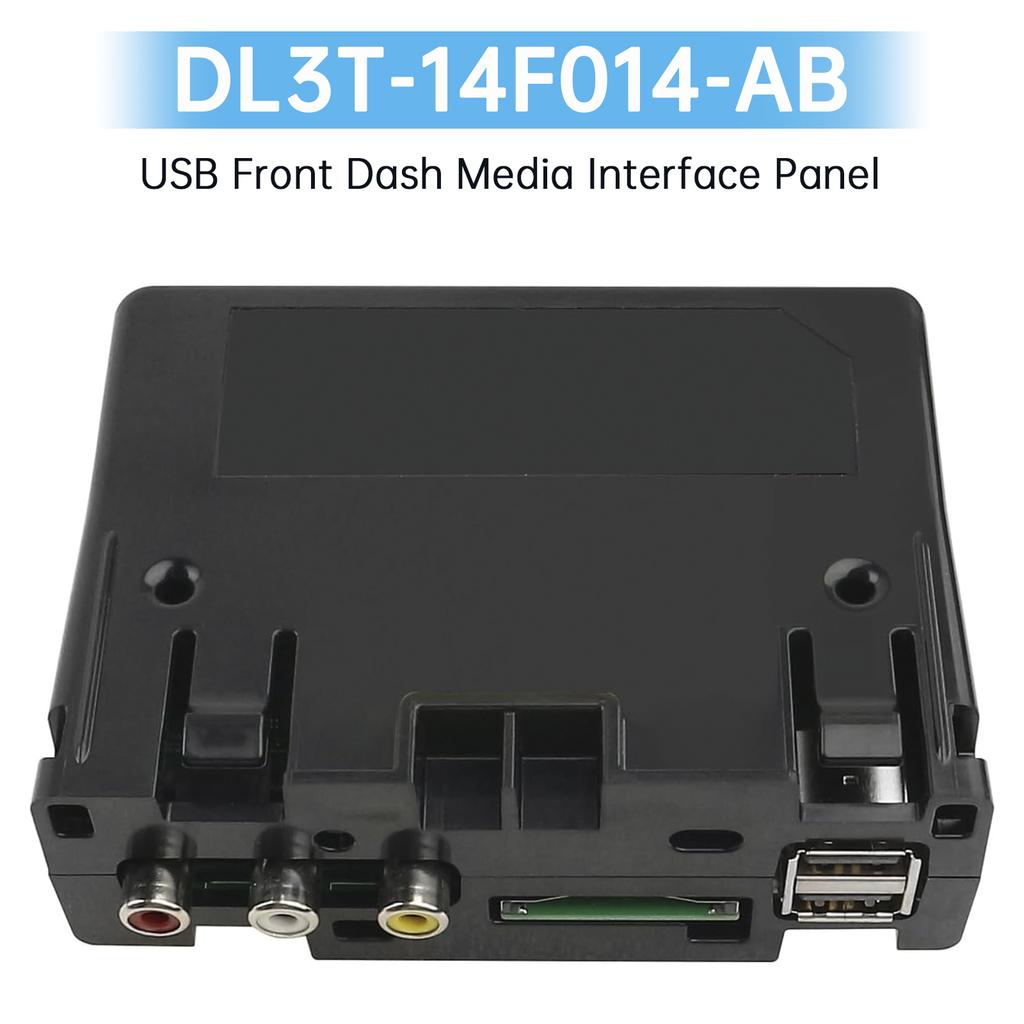 USB Front Dash Media Interface Panel DL3T-14F014-AB for Ford F150 F250 F350