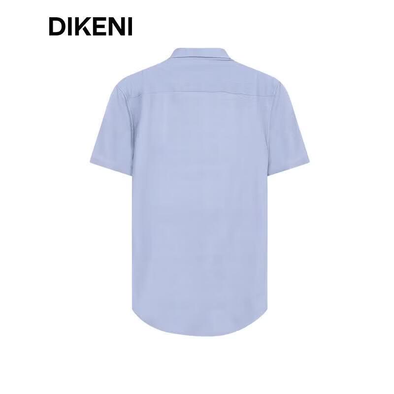 DIKENI Men s Silk Blend Plaid Knit Short Sleeve Shirt 3XL (43)