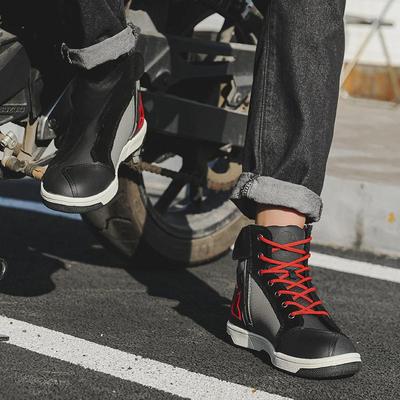ZKSJ Prodyšné motocyklové jezdecké boty proti nárazu - Závodní boty odolné proti opotřebení a pádu pro přeshraniční dobrodružství.