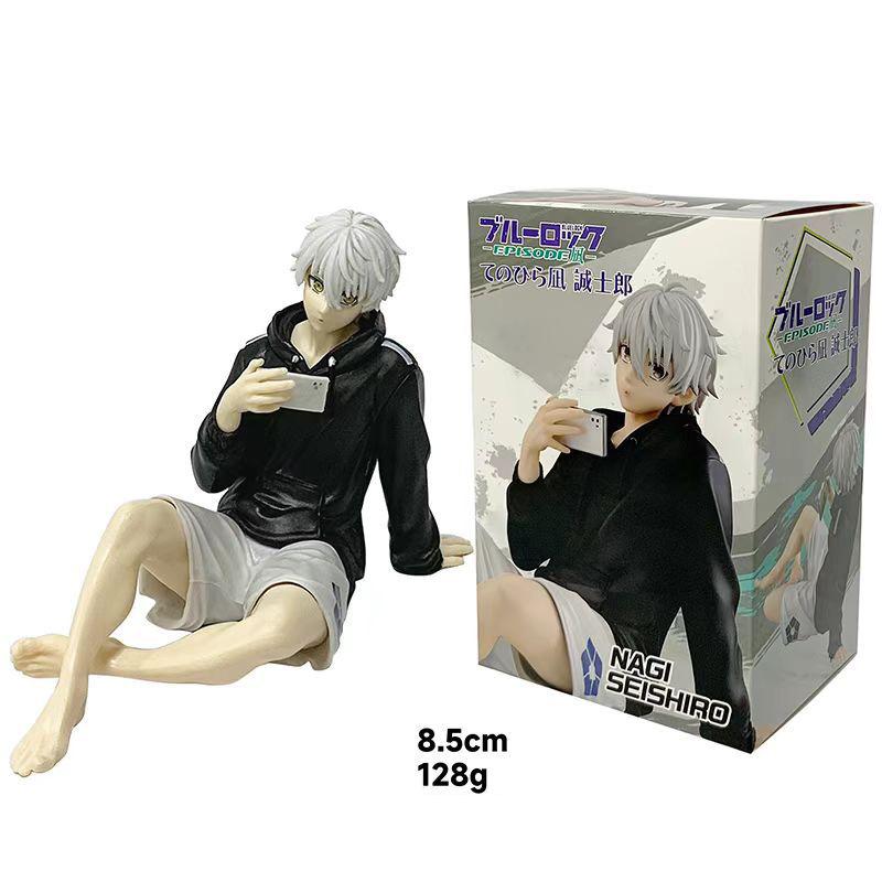 New 8.5cm Megahouse Blue Lock Nagi Seishiro GEM Anime Figure PVC Cute Table Decoration Model Toys Kids Christma