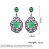 Women's Light Luxury Design Elegant Inlaid Zircon Long Earrings Fashionable And Versatile Niche Design Earrings