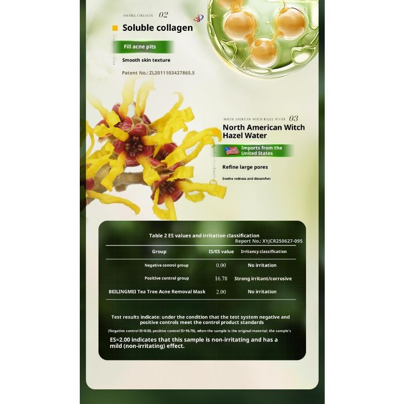 Acne Mask Sensitive Muscle Soothing Moisturizing Multi-acid Mild Oil Control Acne-removing Pore Blackhead Patch