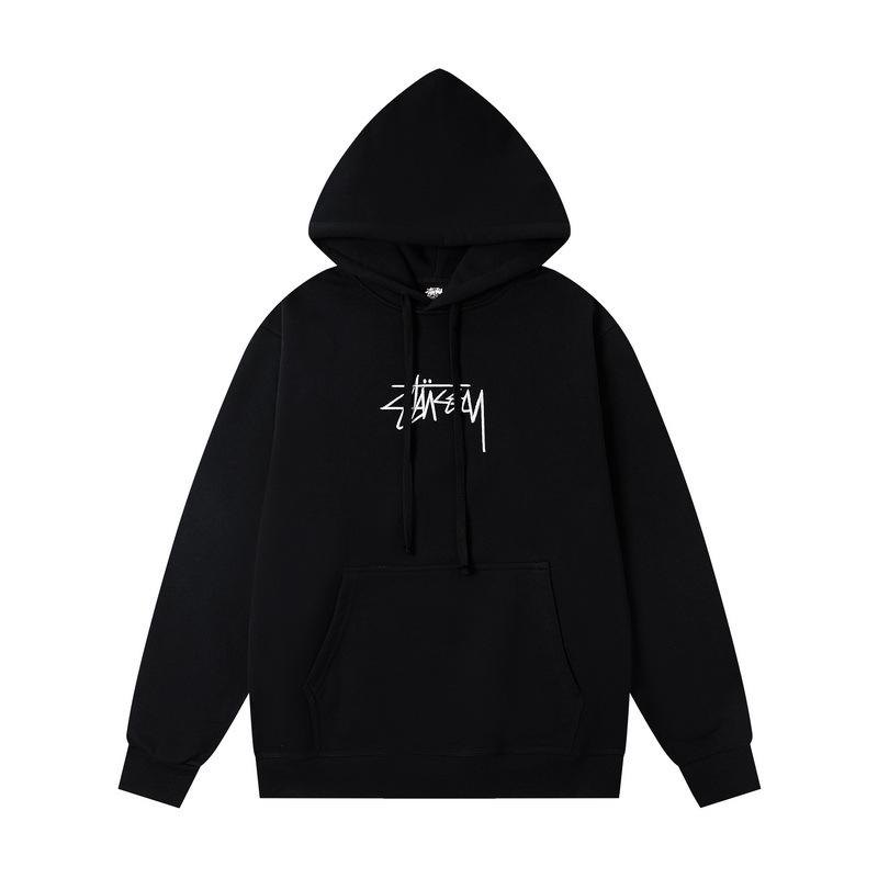 Trendy New Arrival: Unisex College Style Loose Hoodie with Embroidered Letter Logo