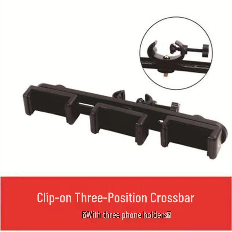 Rotating Floor-Standing Tripod with Fill Light for Mobile Live Broadcasting and Selfie