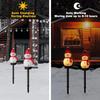Solar Christmas Snowman Lights Garden Atmosphere Decorative Lights Waterproof Resin Garden Lights Landscape Lights Lawn Floor Insert Lights