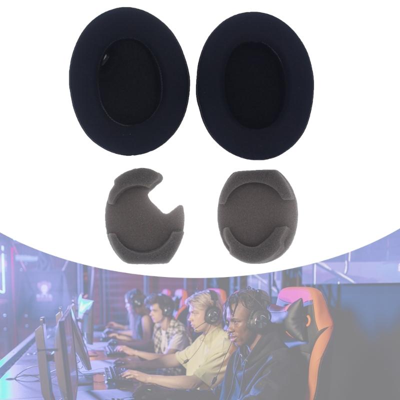 Replacement Cooling Gel Ear Pad Compatible for WH-1000XM4 Headphone Earphone Cushion Easy Installation with Tool