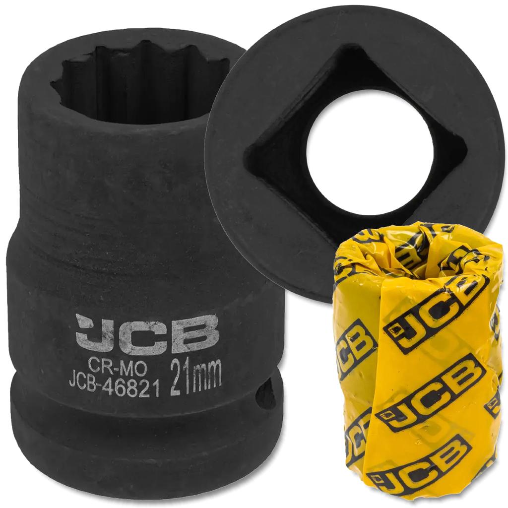 JCB Impact Socket 3/4" 21mm 12-point Cr-Mo Socket Wrench