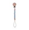 Beech Wood Chew Silicone Bead Pacifier Clips Dummy Chain Holder Newborn Soother Chains Nipple Holder Baby Teething Toys Gifts