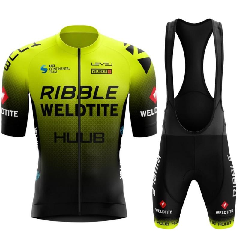 HUUB Mens Cycling Jersey Shorts Set Breathable Quick-Dry Road Mountain Bike Apparel