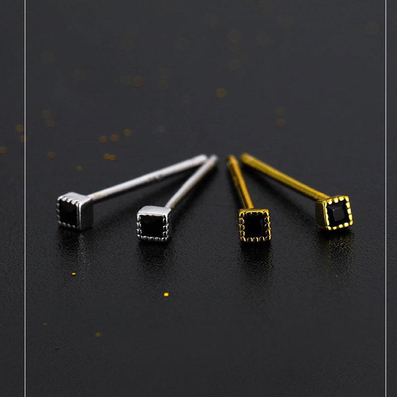 All-match Earrings New Year's Trendy Earrings Are Small and Fresh Inlaid with Temperament Earrings Simple for Women