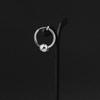 Neutral and simple wind titanium steel earrings, versatile small earrings for male and female couples, stainless steel round bead earrings earclips