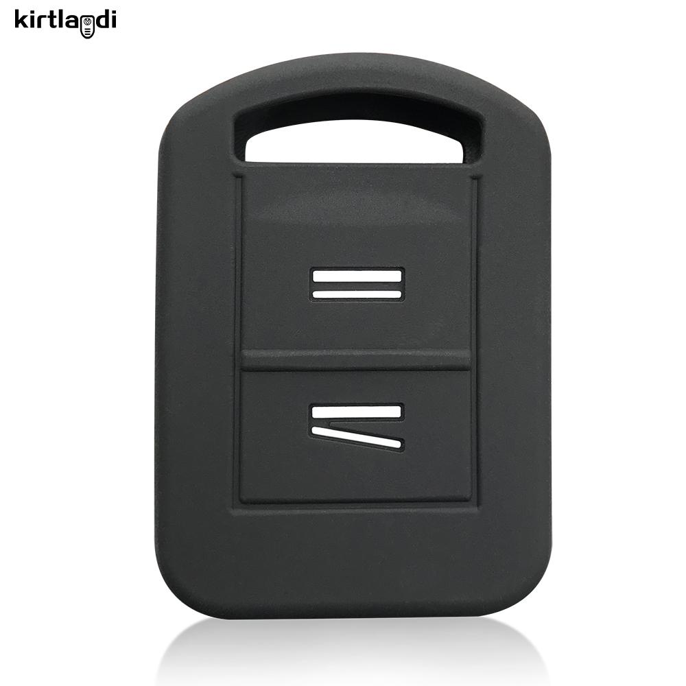 

Силиконовый чехол-защита для ключа автомобиля для Opel Corsa C Astra G Meriva A Vauxhall Agila Combo 2-кнопочный пульт оболочка колпачок держатель чёрный