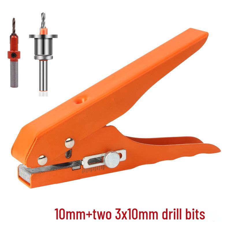 Edge Banding Hole Puncher: 8/10/12/15mm Woodworking Tool for Countersink Screw Hole Covers