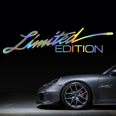 Car Sticker 3D 16CM*3.8CM LIMITED EDITION Creative Vinyl Sticker On Car Stickers and Decals Window Sticker Car-styling Decal