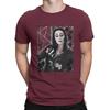 Horror T Shirt Men Pure Cotton Funny T-Shirts Crewneck T-The Addams Family Tee Shirt Short Sleeve Tops New Arrival