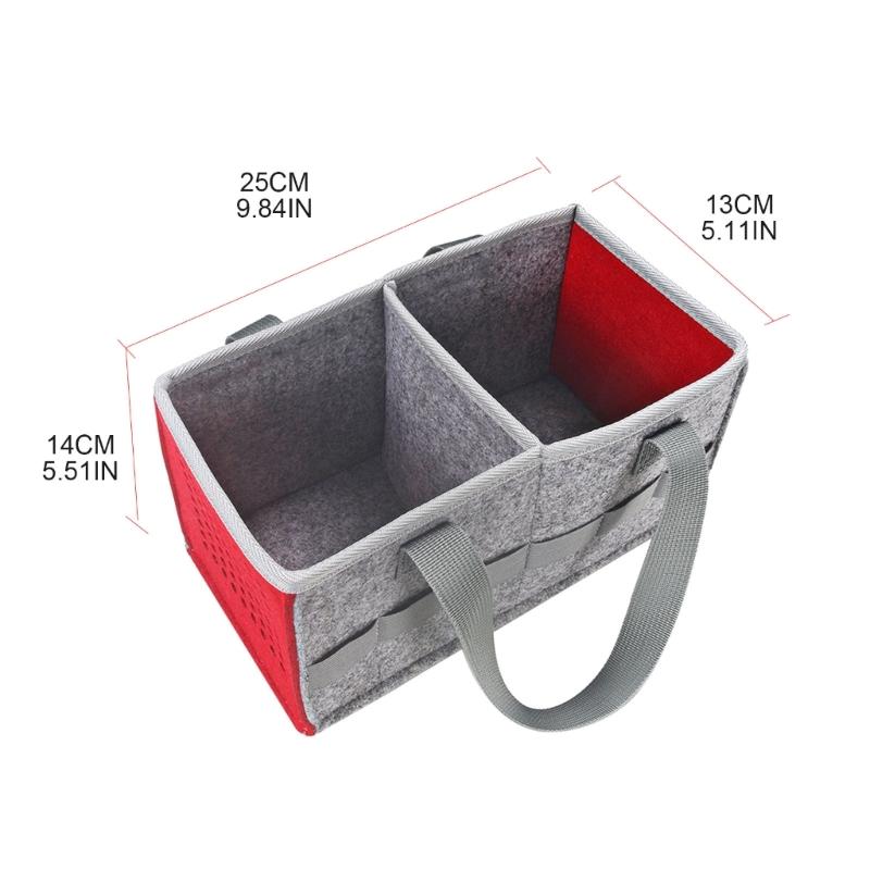 Foldable Carrying Box For Tonies Toniebox Starter Set Dust-proof Outdoor Travel Felt Cloth Case Storage Bag Speaker