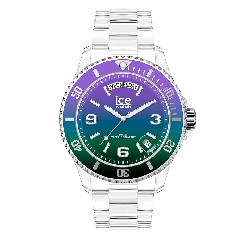 

Authorized distributor [Ice watch] ice watch clock watch men s 021433 ice clear sunset [ICE clear sunset] purple green medium day date