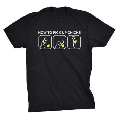 Vintage Retro Men’s How To Pick Up Chicks Funny T Shirt Easter Gift HOT ITEM Unisex T-Shirt