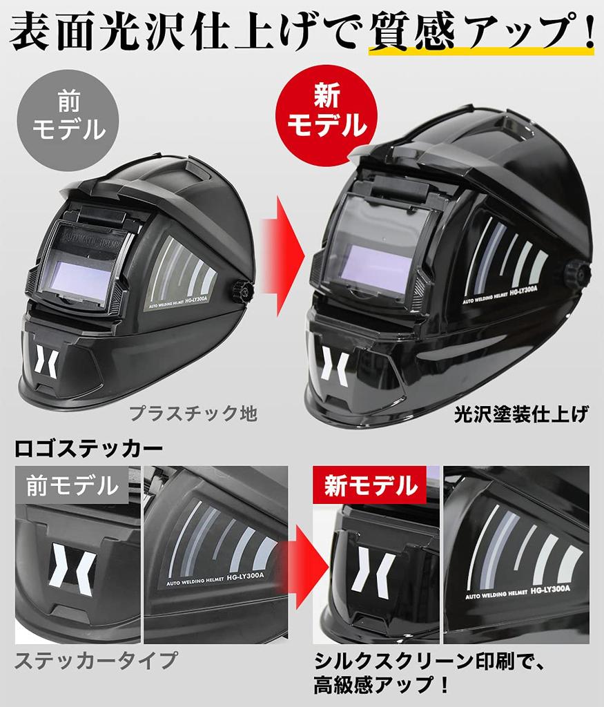 HAIGE Automatic Darkening Welding Helmet for Arc TIG and Plasma Cutter with Adjustable Darkening HG-LY300A Welding, Welding, Use,