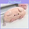 Japanese Inspired Plush Pig Pencil Case With Large Storage For Girls And Students