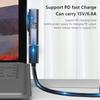 For Microsoft Surface Pro X/8/7/6/5/4/3/Go/Book to USB Type C PD Fast Charging Adapter Tablet Magnetic Converter Charger Adapter