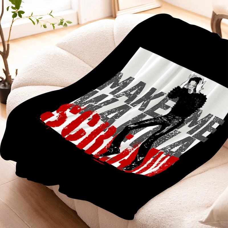 Flannel Warm Winter Blankets Michael Jackson Microfiber Bedding Knee Bed Fleece Custom Nap Decorative Sofa Fluffy Soft Blankets