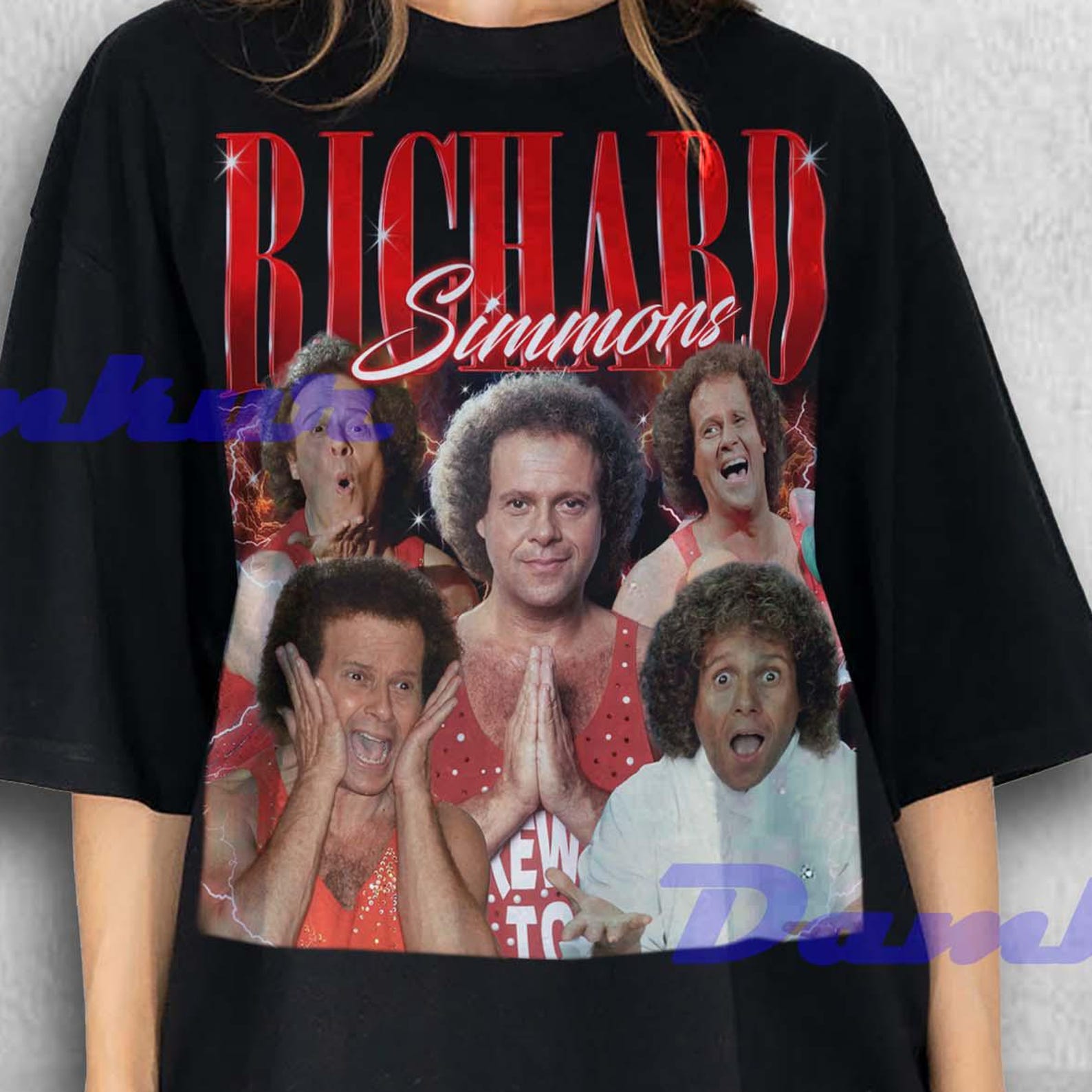 Richard Simmons Shirt, Richard Simmons Retro T-shirt, Richard Simmons Fan Merch, TV Show Merch, Richard Graphic Tees, Simmons Fan Gift 4XL