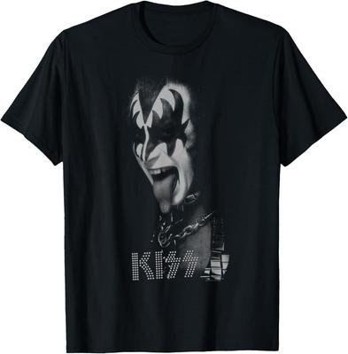KISS - Maglietta Gene Bianco e Nero