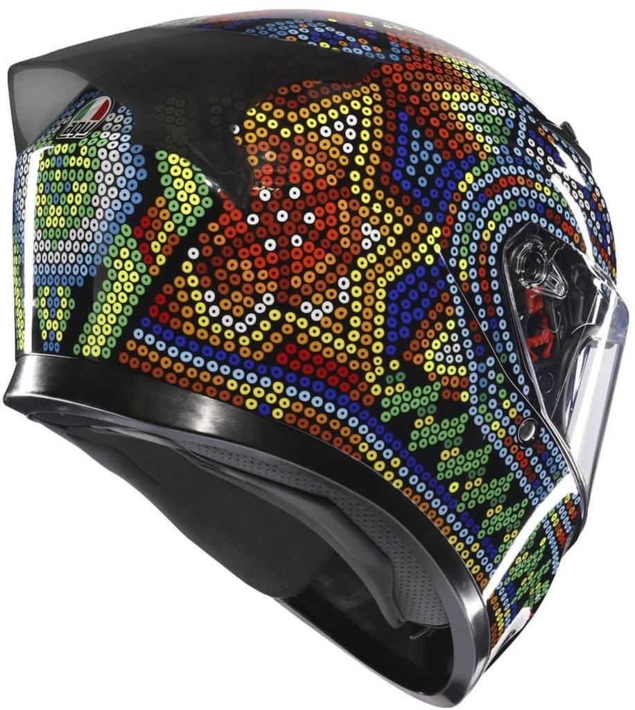 AGV Motorcycle Helmet Full Face K3 ROSSI WINTER TEST 2018 Winter Test XL Size (Rossi 2018) (61-62cm) 18381007001-XL