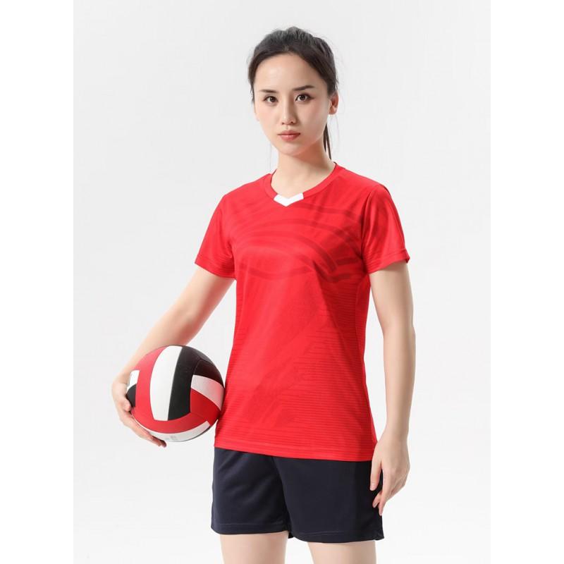 Men Women Short Sleeve Volleyball Jersey Set Quick Dry Breathable Team Uniforms Training Competition