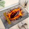 1PC Custom Name Football Theme Floor Mat Ideal for Living Room, Game Rooms, Office, Bedroom, Office Floor Mat , Floor Mats for Home