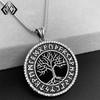 Cross-border TK Token Pendant: Punk Gothic Dark Tree Necklace with Mysterious Character Design