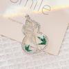 LATS Unique Design Silver Snake Brooches for Women Men Unisex Full of Rhinestone Snake Animal Pins Badge Jewelry