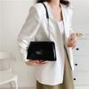 Stylish Casual Shoulder Bag For Women Elegant Simple Crossbody Small Square Bag In Versatile Black White Silver And Fuchsia Colors