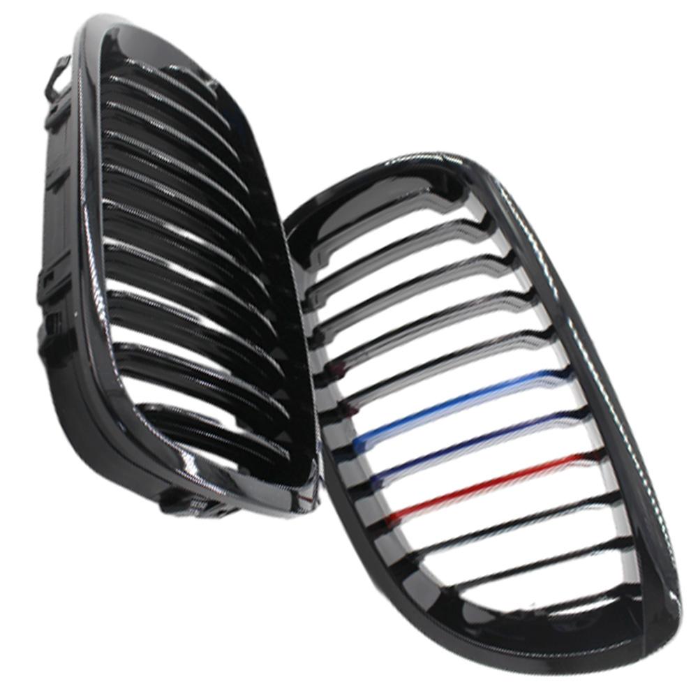 Car Front Bumper Kidney Grille  Grill For BMW E46 2-Door Facelift 2003-2006 51137064317, 51137064318