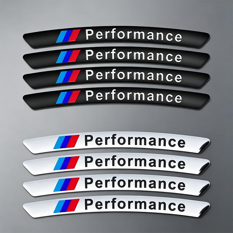 BERV3 Car Wheel Hub Aluminum Alloy Sticker Decorative Accessories For BMW X1 X2 X3 X5 X4 X6 X7 iX3 F20 F10 F07 E70 E46 E90 E92 E