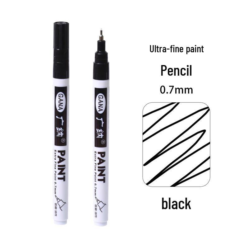 Guan Na Waterproof 0.7mm Fine Line Paint Pen for Car, Metal, Wood DIY Highlights