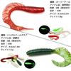 Ajing Mebaring worm jig head set 62 pieces 106 bass fishing Mebaru soft lure 8 types 2 colors included storage case suitable freshwater saltwater