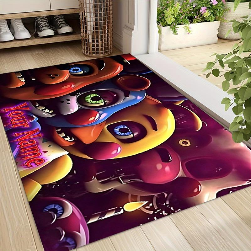 Custom Night Animatronic Terror Carpet Rug Soft Washable Anti Slip Home Living Room Sofa Mats Personalized Christmas Rug
