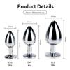 Metal Anal Plugs + Crystal Jewelry 7 Colors Small Anal Sex Toys For Women & Men Mini Round Shaped Stainless Dildo Intimate Goods