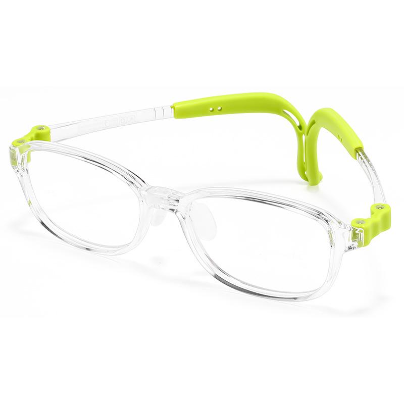 Ultralight Myopia Glasses for Teens - Screwless TR Frame, Safe Sports Design T048ET
