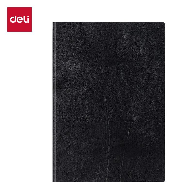 Deli 6900-25 Leather-Bound Office Notebook