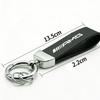 5Pc Car Tire Wheel Valve Caps Cover Leather Car Key Chain Ring Keychain For Mercedes Benz AMG W203 W206 W220 W205 W211 W212 W201