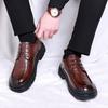 Fashion Men Dress Shoes lace up oxfords Patent Leather Luxury Fashion Groom Wedding Shoes Men outdoor italian style Oxford Shoes men
