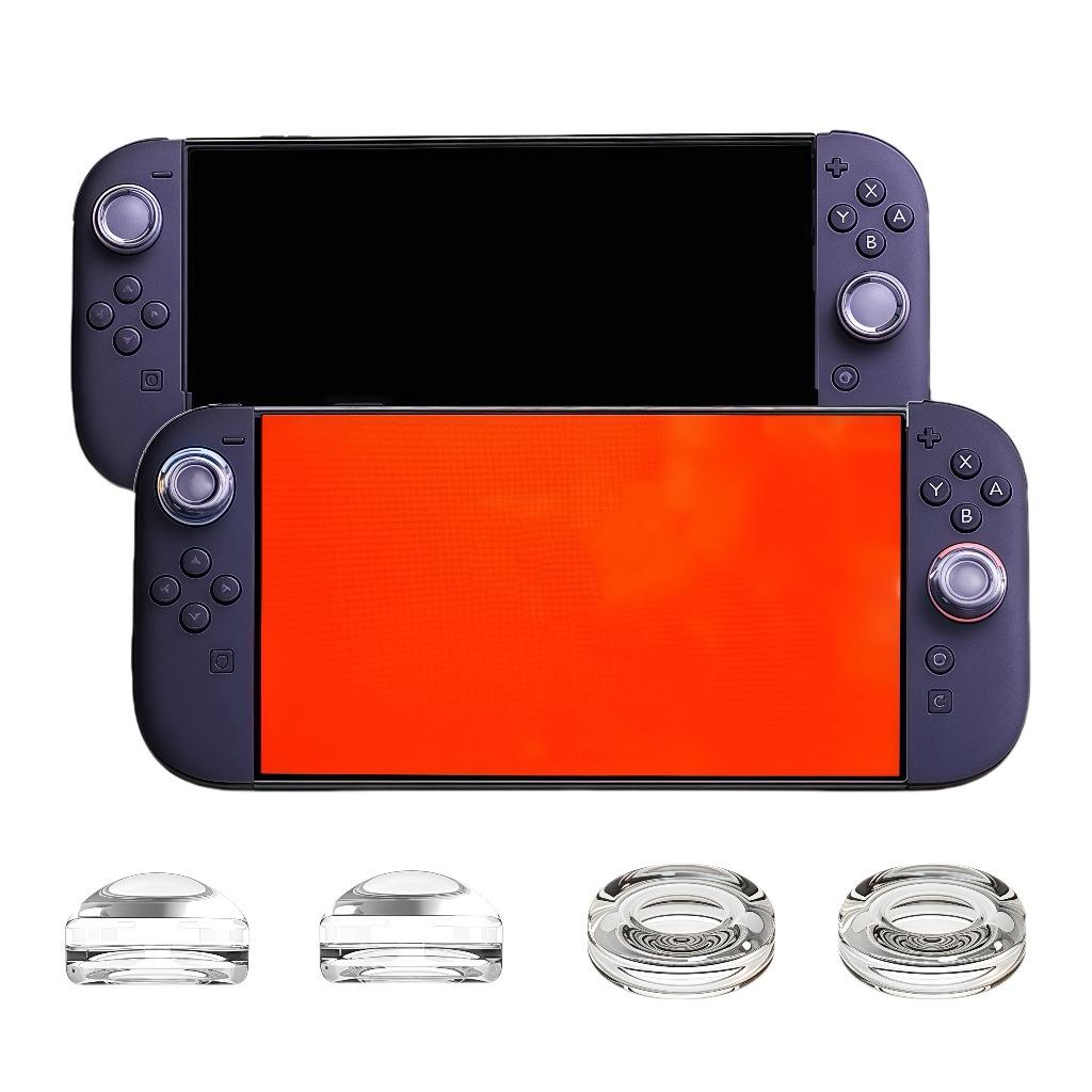 Joystick Cap Liquid Silicone Protective Cap Suitable For Switch2 Game Console Controller Transparent Controller Crystal Cap