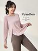 Damen Longsleeve Yoga Top - Schnelltrocknend - Herbst/Winter Schlankmachende Passform