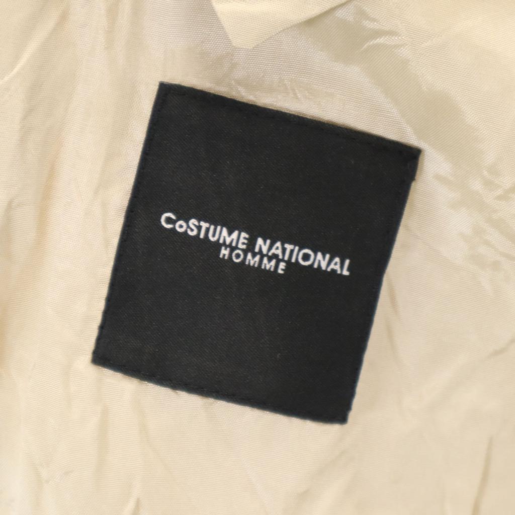 Costume National Made In Italy 100% Linen Tailored Jacket Beige Men's Used