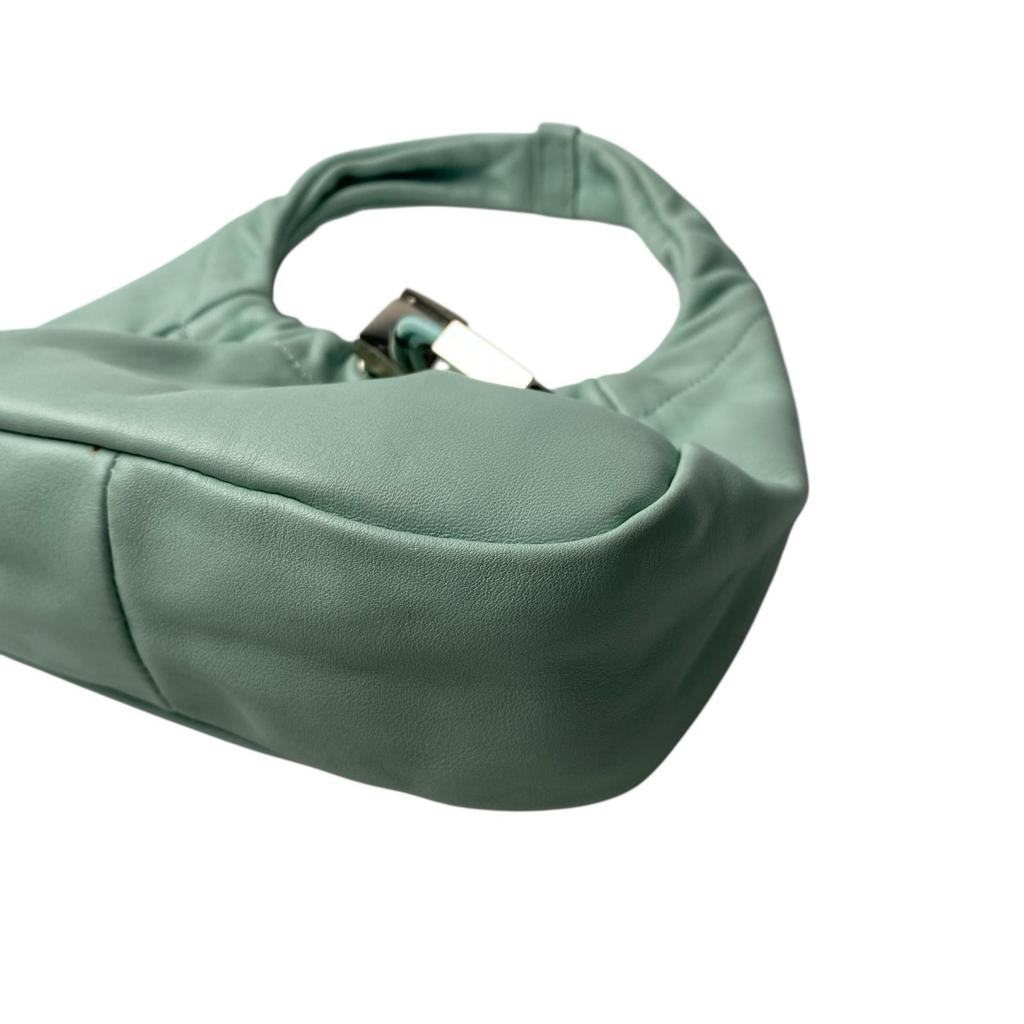 Used Salvatore FerragamoHandbag Mint green leather Women