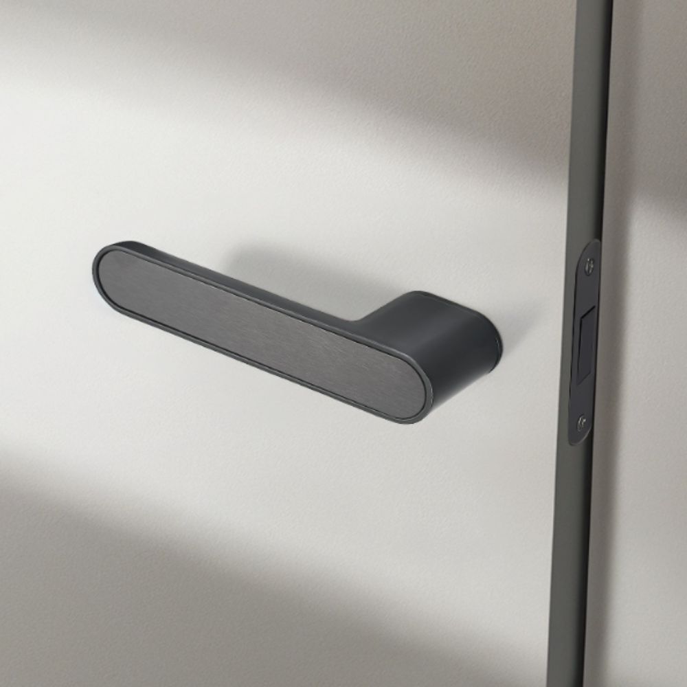 Zinc Alloy Door Handle Lock Elegant Exquisite Bedroom Handle Knob Advanced Minimalist Interior Door Mute Lock Set Door Hardware