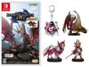 Monster Hunter Rise Sunbreak Set Hunter Sunbreak amiibo 3 Typen Mel Zena Otomo Garuk Otomo Airu Hunter Sunbreak Acryl-Maskottchen + -Switch + [Monster